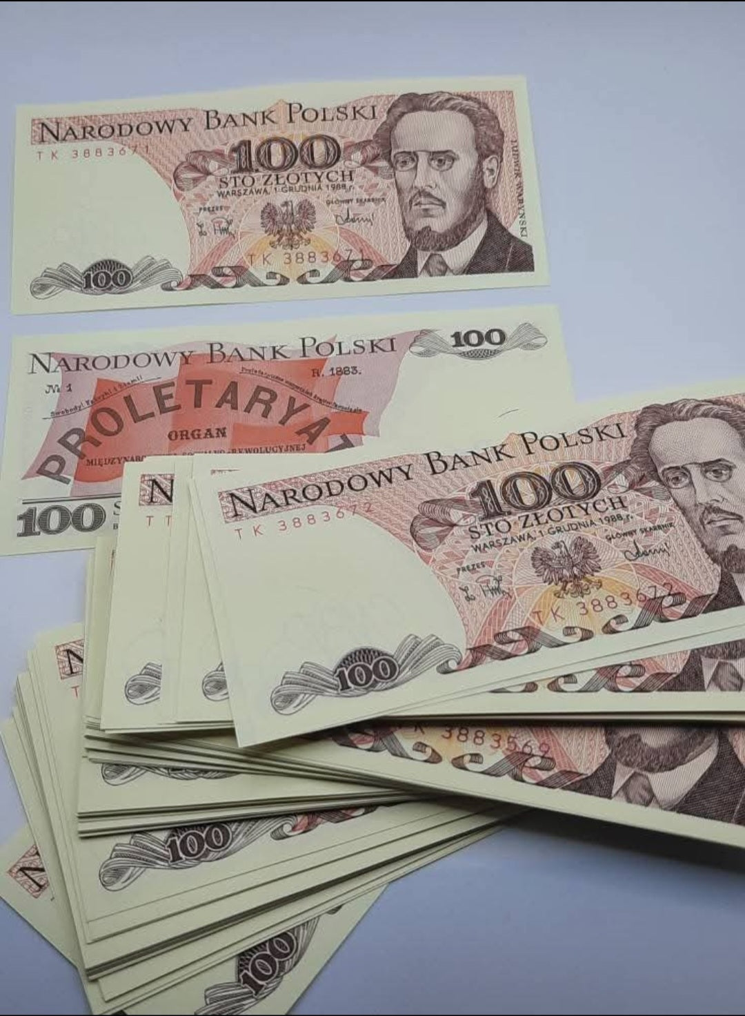 1988 - Narodowy Bank Polski, Poland - 100 (Sto) Polish Zlotych PLN Banknote UNC