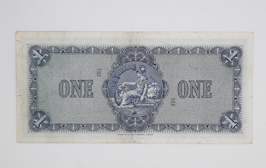 1967 The British Linen Bank, Scotland UK - £1 (One) Scottish Pound Banknote Serial No. R4 371243