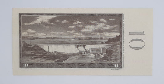 1960 States Bank of Czechoslovakia - 10 (Ten) Korun Banknote, Serial No. X73 989665 P-88