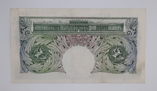 1955 Bank of ENGLAND, UK - £1 (One) British Pound Banknote Serial No. M57J 634932 B369b