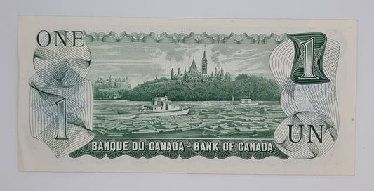 1973 Bank of Canada / Banque Du Canada - 1 (One) Canadian Dollar CAD Banknote P-85