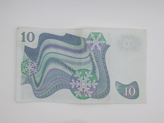 1963 Sweden, Sveriges Riksbank - 10 Swedish Kronor SEK Banknote Serial NO. E 688531 P-52a