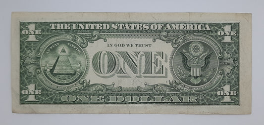 2021 United States of America - 1 (One) US Dollar Federal Reserve Banknote P-471 Serial No. L 90178363 B