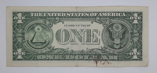 2017 United States of America - 1 (One) US Dollar Federal Reserve Banknote P-471 L 55282244 C