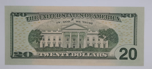 2017 United States of America - 20 US Dollars Federal Reserve Banknote P-521 Andrew Jackson Serial No. PL 86868598 J