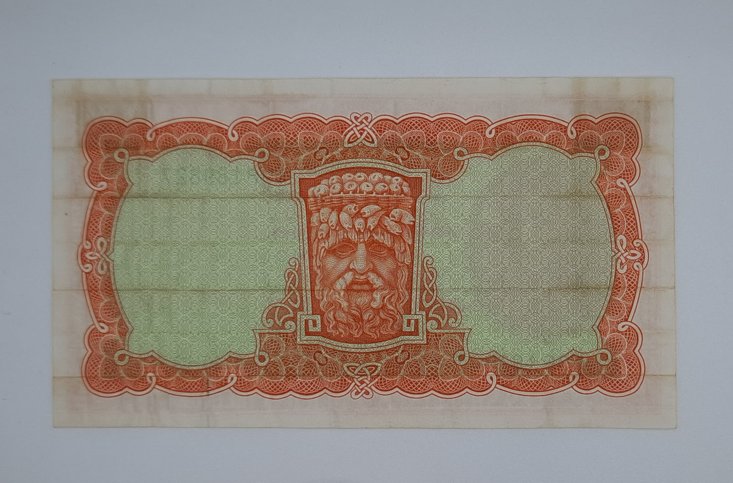 1965 Ireland, The Central Bank of Ireland - 10 Shillings Banknote Serial No. 50P 189827 P-63a