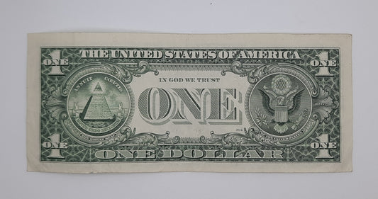 1995 United States of America - 1 (One) US Dollar Federal Reserve Banknote P-471 Serial No. F 19444975 R