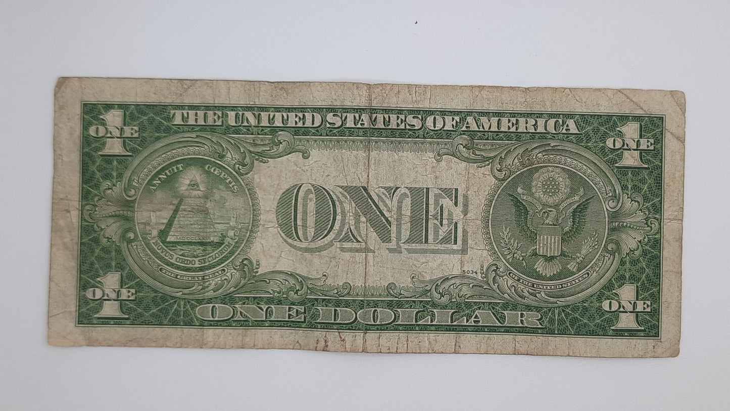 1935 United States of America - 1 (One) US Dollar Silver Certificate Banknote P-416 Serial No. K 25360094 G