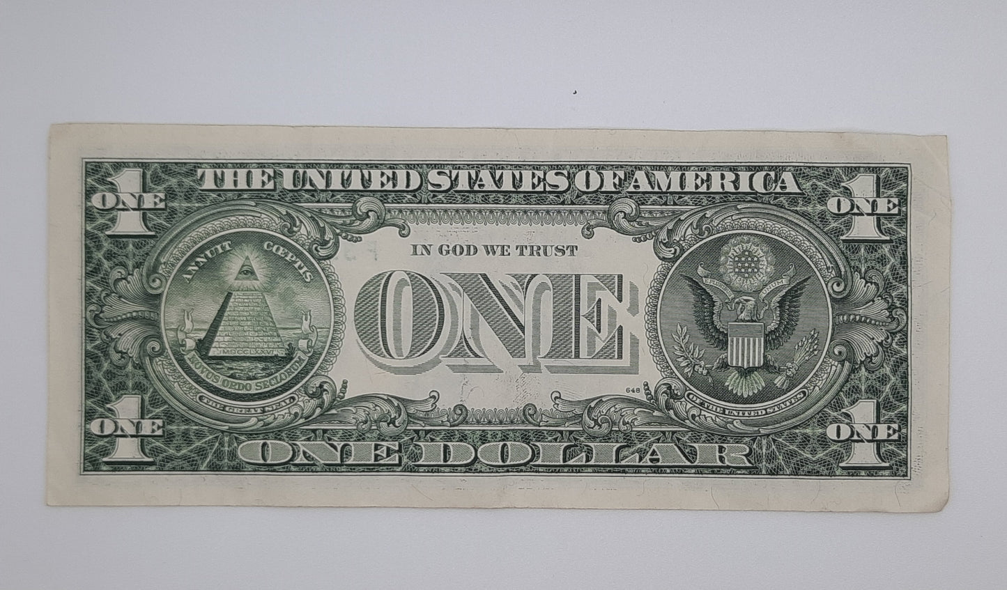 1995 United States of America - 1 (One) US Dollar Federal Reserve Banknote P-471 Serial No. F 33940394 U