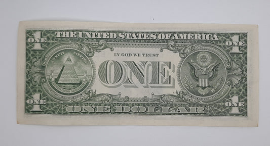 1985 United States of America - 1 (One) US Dollar Federal Reserve Banknote P-454 Serial No. E 02923625 E