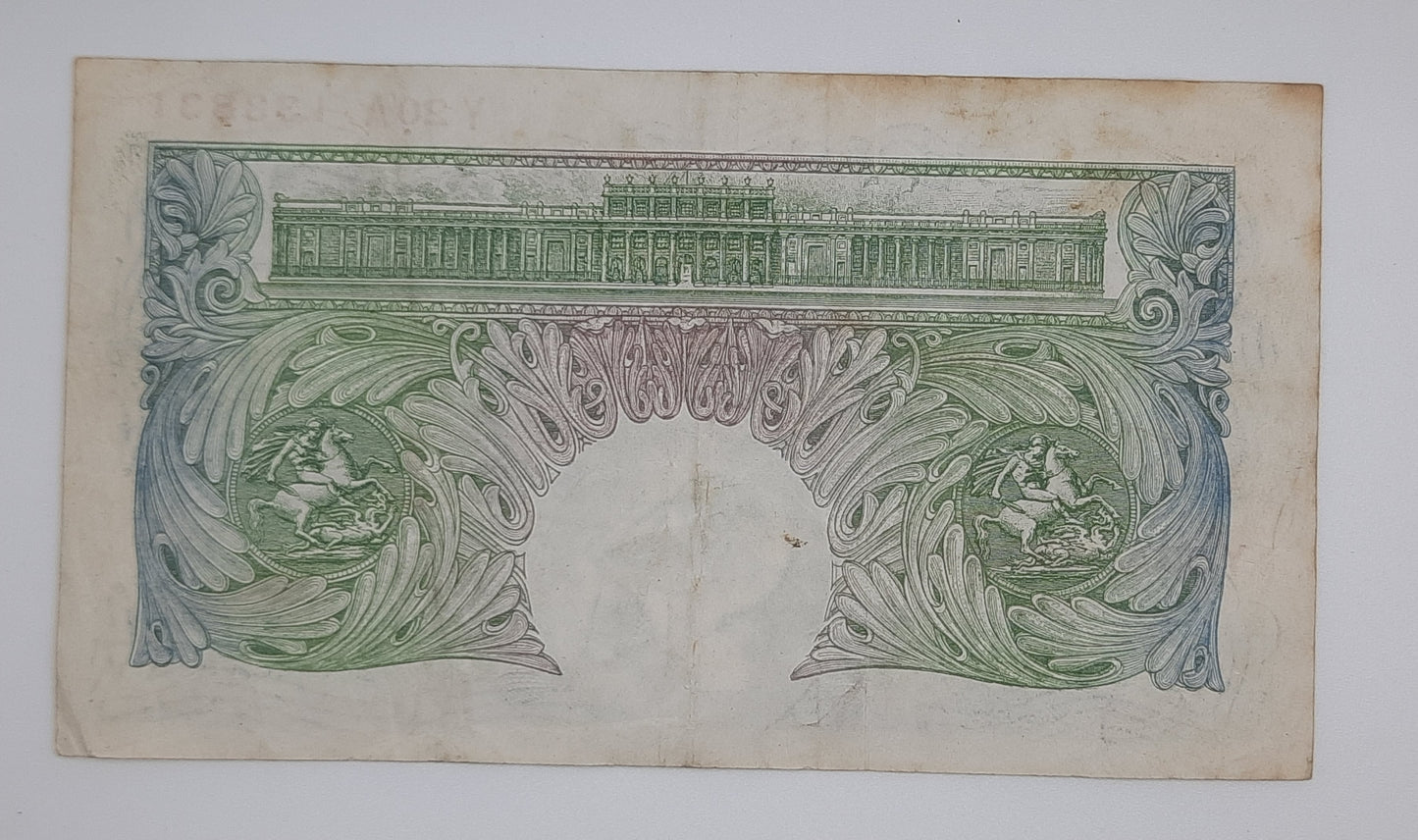 1948 Bank of ENGLAND, UK - £1 (One) British Pound Banknote Serial No. Y20A 133831 P-369c