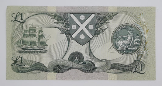 1985 The Bank of Scotland UK - £1 (One) Scottish Pound Banknote Serial No. D83 0371011 P-111