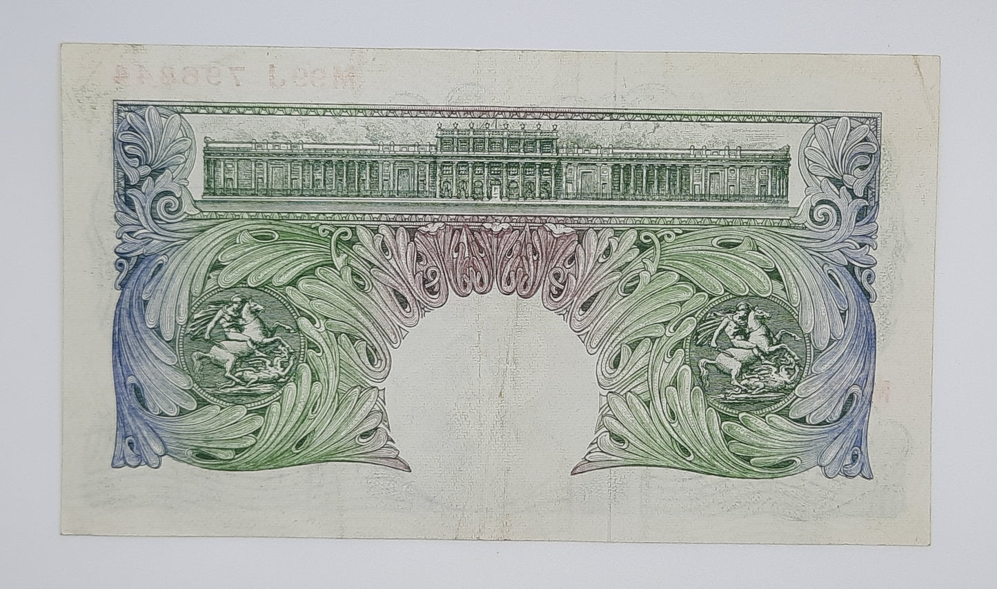 1955 Bank of ENGLAND, UK - £1 (One) British Pound Banknote Serial No. M99J 796844 B369b