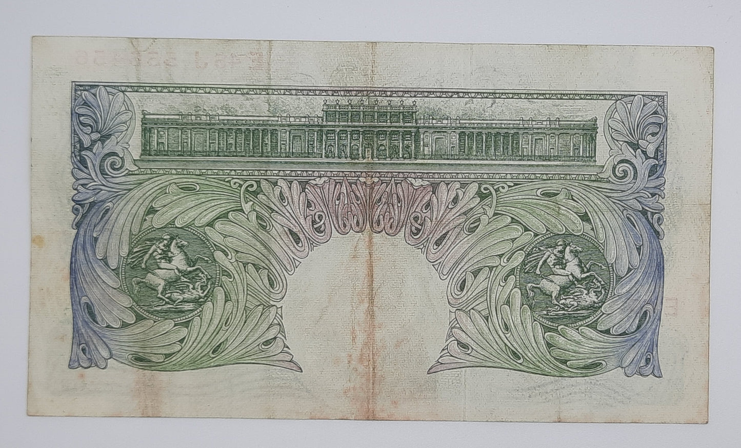 1950 Bank of ENGLAND, UK - £1 (One) British Pound Banknote Serial No. E45J 556456