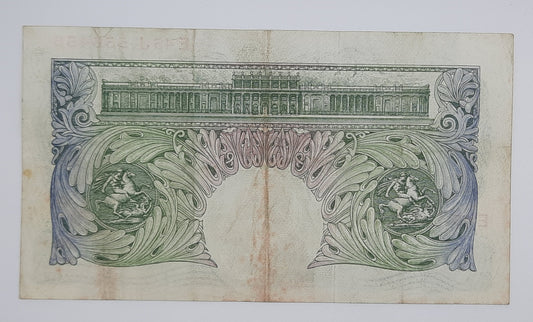 1950 Bank of ENGLAND, UK - £1 (One) British Pound Banknote Serial No. E45J 556456