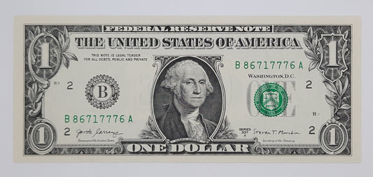 2017 United States of America - 1 (One) US Dollar Federal Reserve Banknote P-471