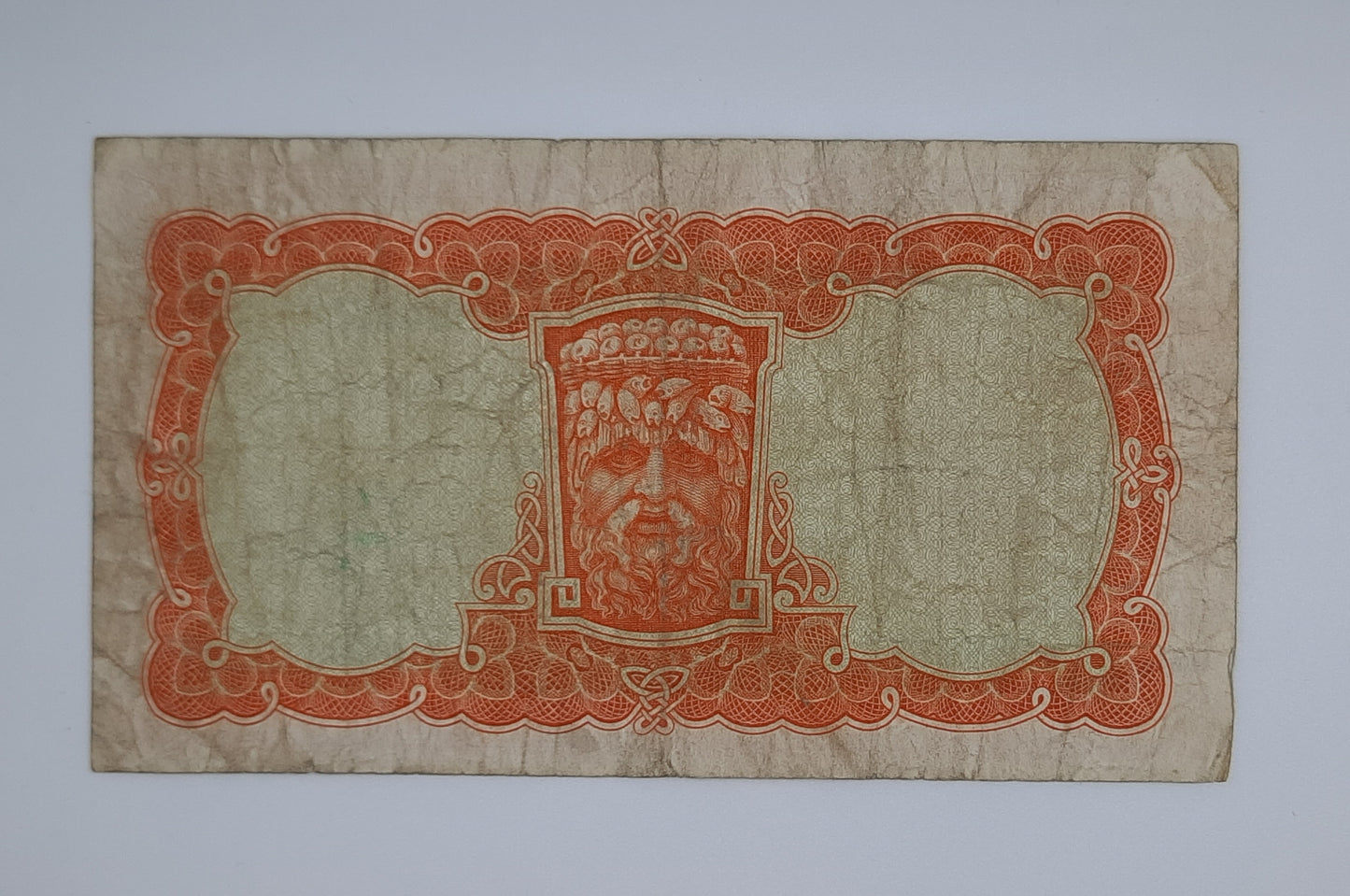 1964 Ireland, The Central Bank of Ireland - 10 Shillings Banknote Serial No. 47P 343394 P-63a