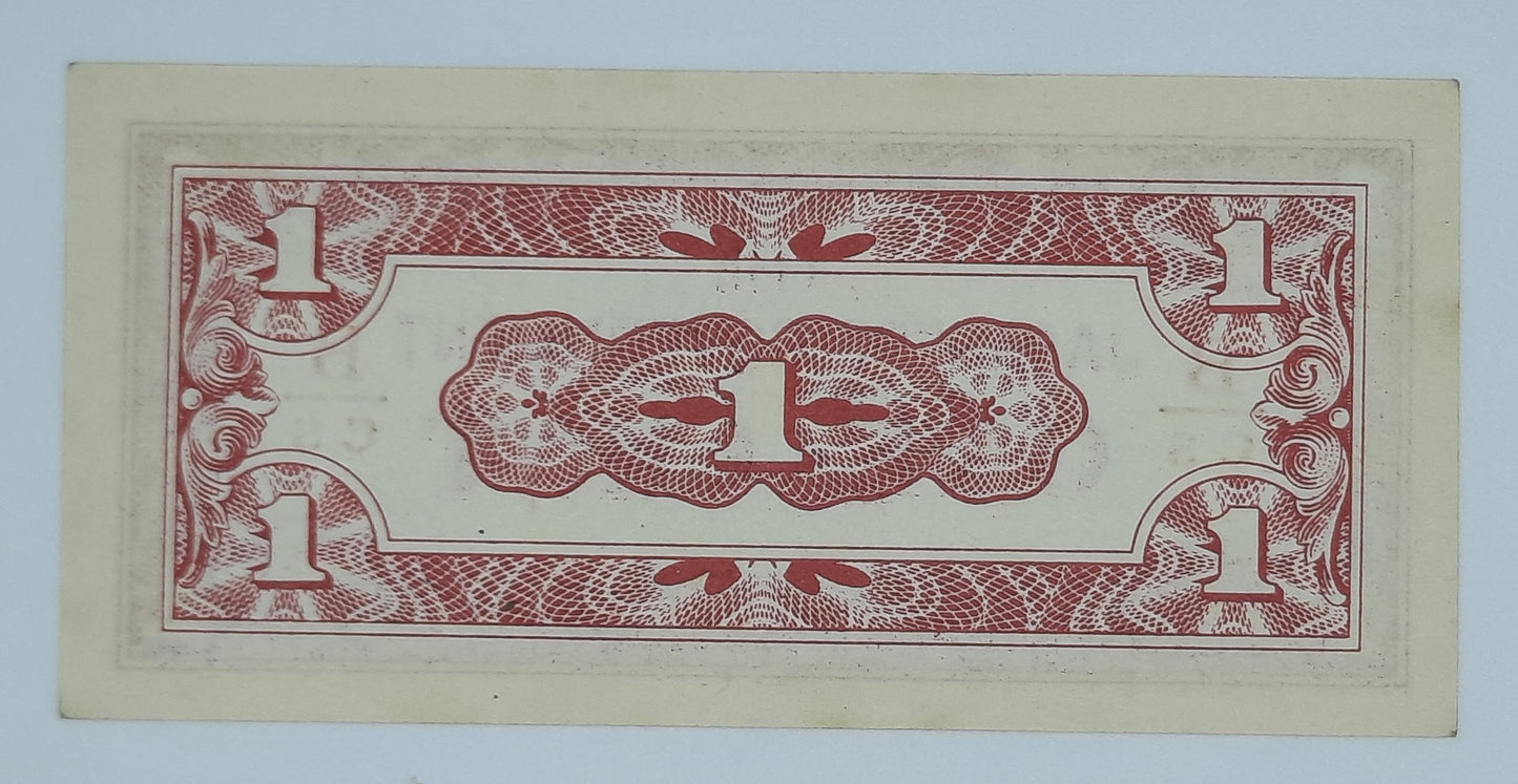 1942 Burma, The Japanese Government - 1 Cent Banknote P-9b BCS