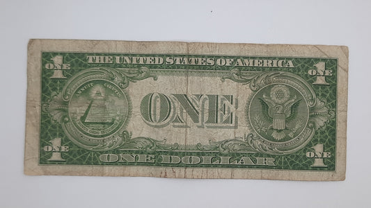 1935 United States of America - 1 (One) US Dollar Silver Certificate Banknote P-416 Serial No. K 25360094 G