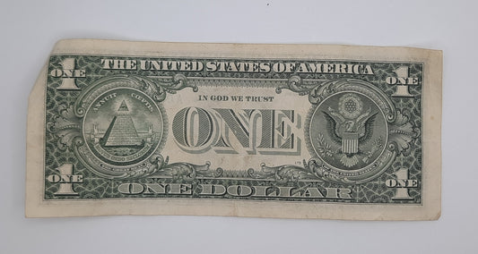 1988 United States of America - 1 (One) US Dollar Federal Reserve Banknote P-454 Serial No. A 00998557 D