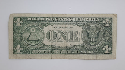 1977 United States of America - 1 (One) US Dollar Federal Reserve Banknote P-454 Serial No. B 57786745 C