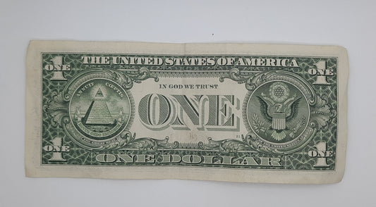 1999 United States of America - 1 (One) US Dollar Federal Reserve Banknote P-454 Serial No. L 82025151 H