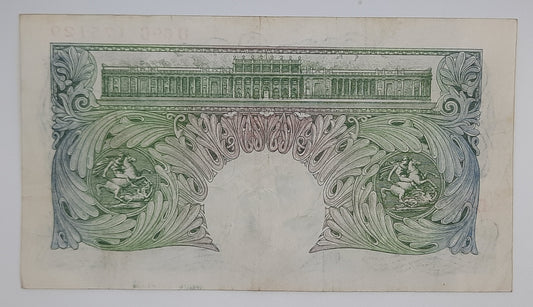 1950 Bank of ENGLAND, UK - £1 (One) British Pound Banknote Serial No. D69C 175129 B369a