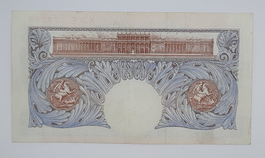 1940 Bank of England, UK - £1 (One) British Pound Banknote P-367 Serial No. K50E 277088