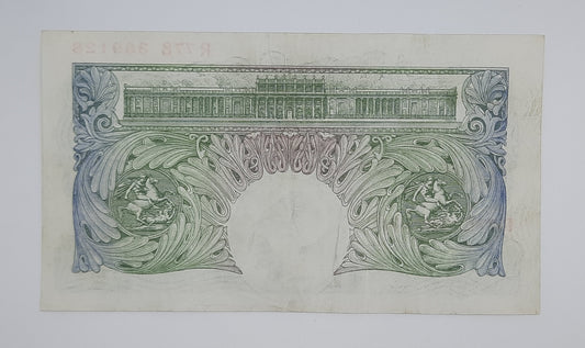 1950 Bank of ENGLAND, UK - £1 (One) British Pound Banknote Serial No. R77B 389128 B369a