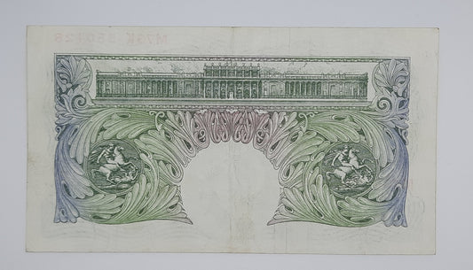 1955 Bank of ENGLAND, UK - £1 (One) British Pound Banknote Serial No. M76K 550128 B369b