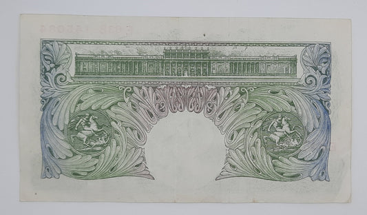1948 Bank of ENGLAND, UK - £1 (One) British Pound Banknote Serial No. E63B 145084 P-369a