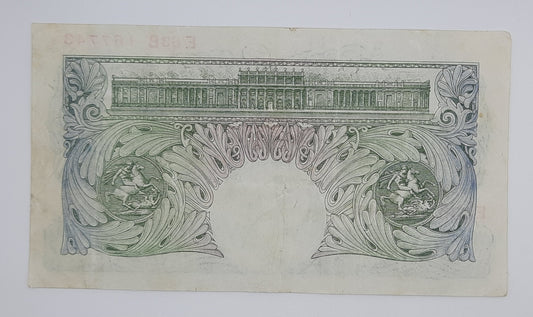 1948 Bank of ENGLAND, UK - £1 (One) British Pound Banknote Serial No. E63B 167743 P-369a