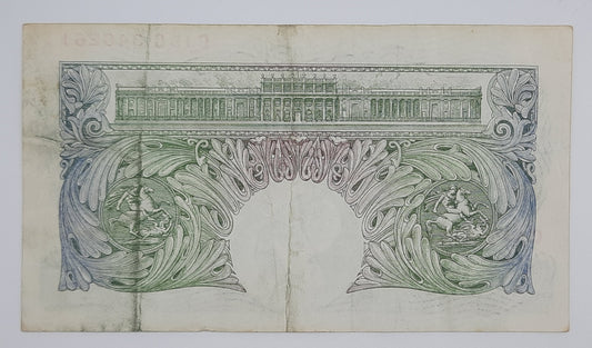 1950 Bank of ENGLAND, UK - £1 (One) British Pound Banknote Serial No. C15C 346261